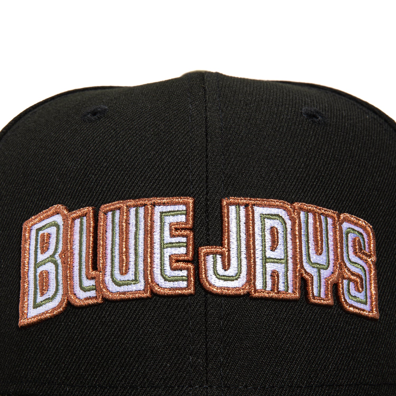 New Era 59Fifty Cookie Martini Toronto Blue Jays 30th Anniversary Patch Word Hat - Black, Olive