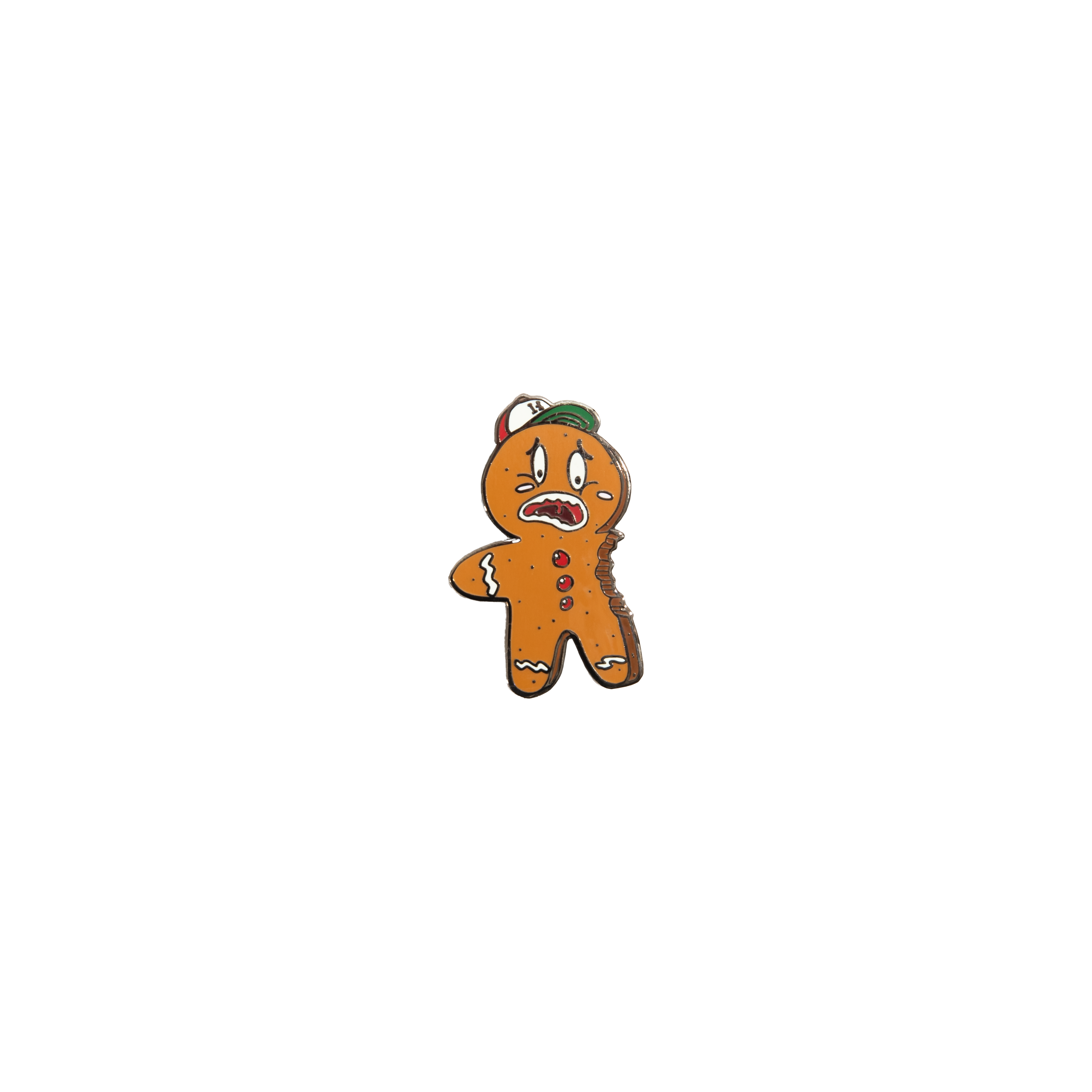 Gingerbread Pin - Multi-color