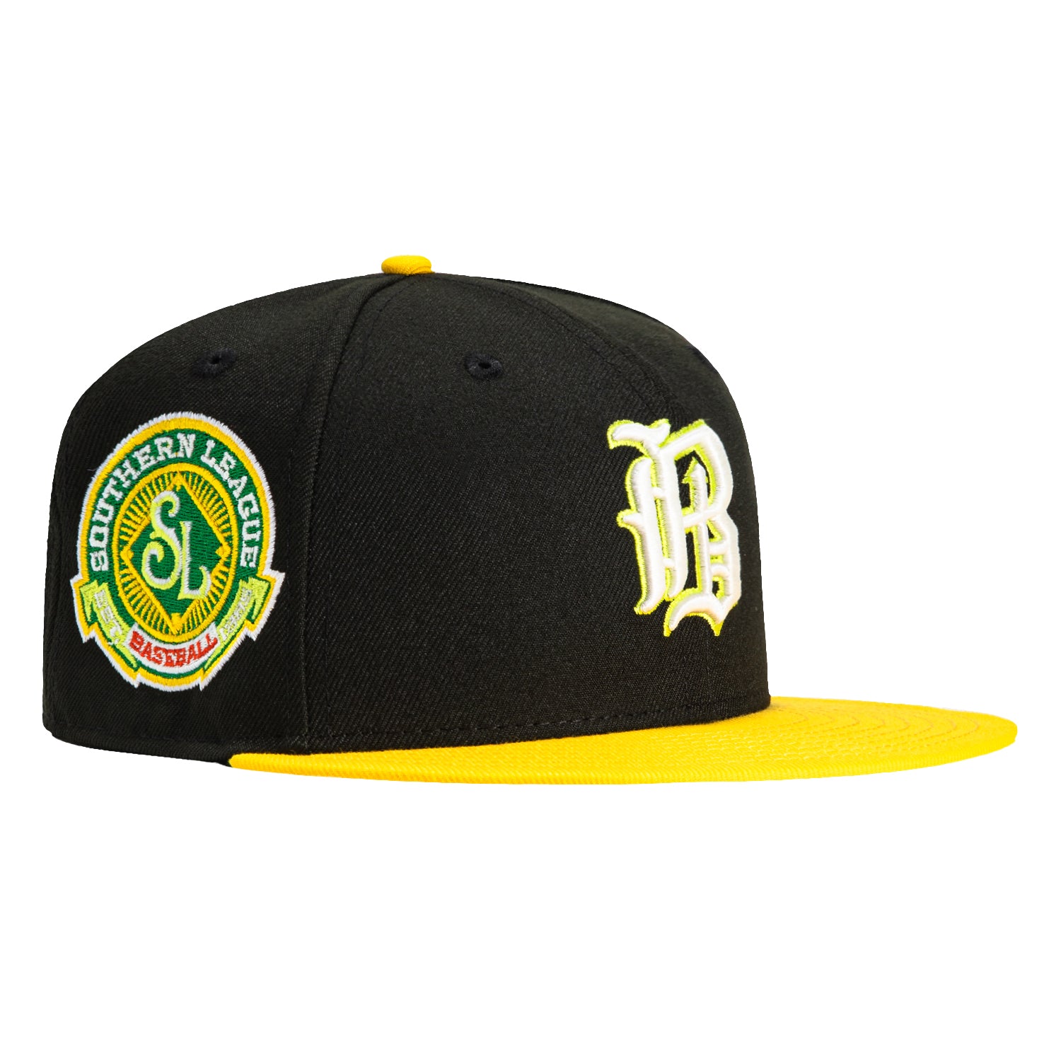 New Era 59Fifty Birmingham Barons Southern League Patch Hat - Black, Gold