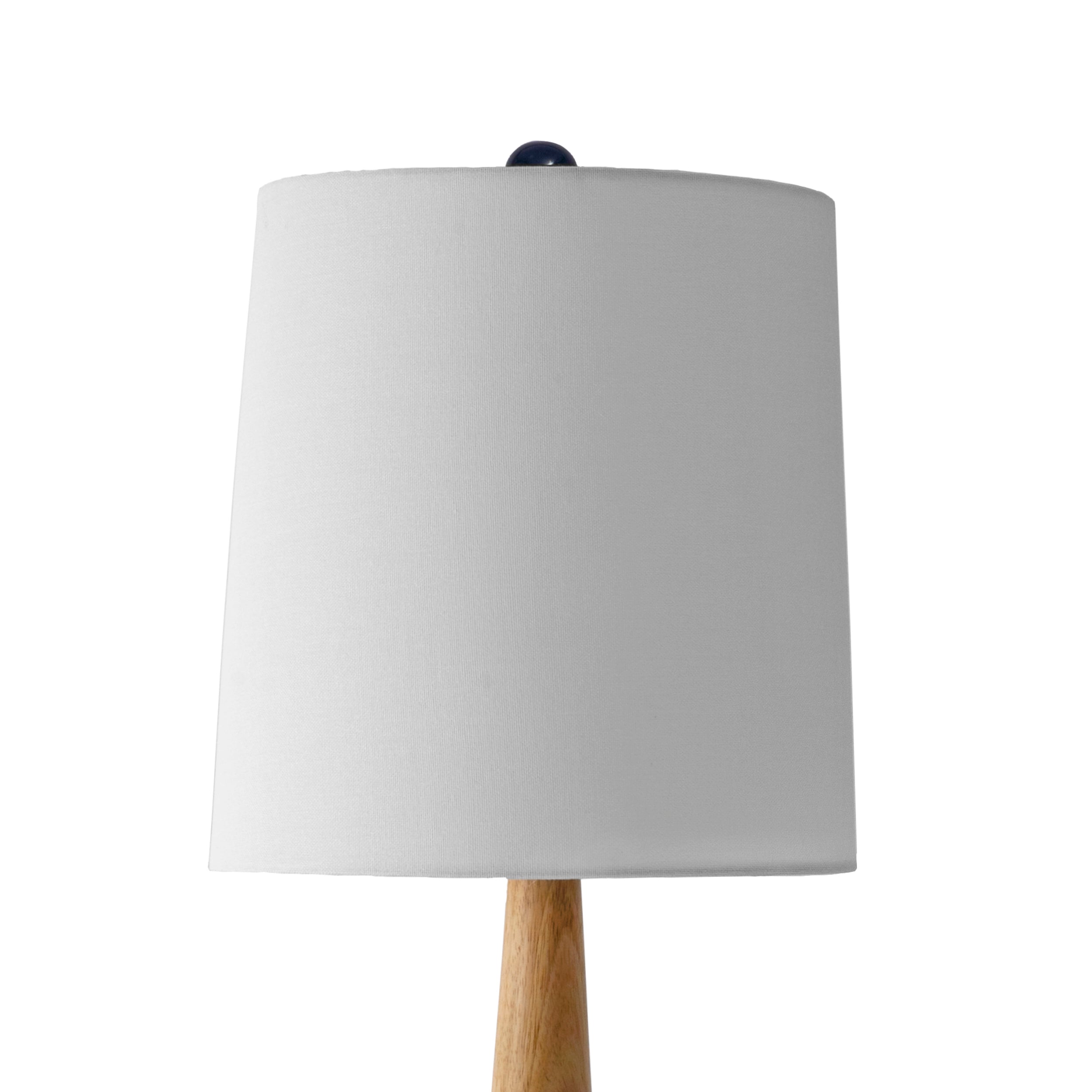 25-inch Kayla Ogee Ceramic Vase Table Lamp | Navy