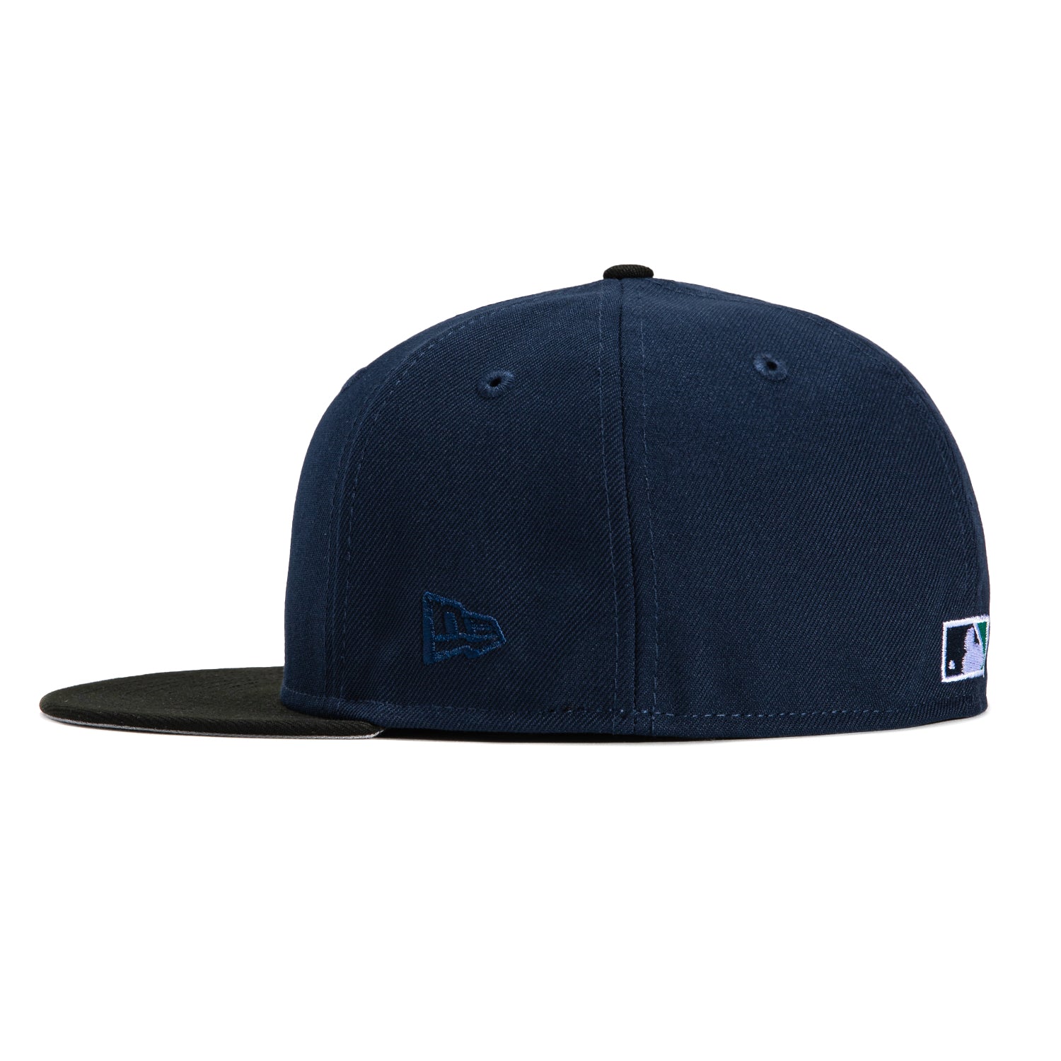 New Era 59Fifty Seattle Mariners 24 Ken Griffey Jr. Patch Hat - Navy, Black