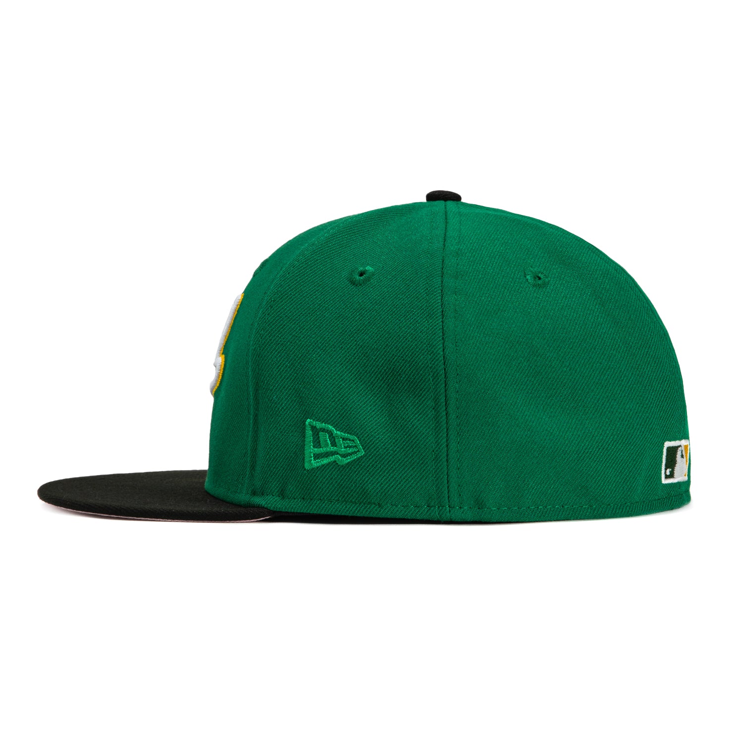 New Era 59Fifty Oakland Athletics Battle of the Bay Patch Script Hat - Kelly, Black