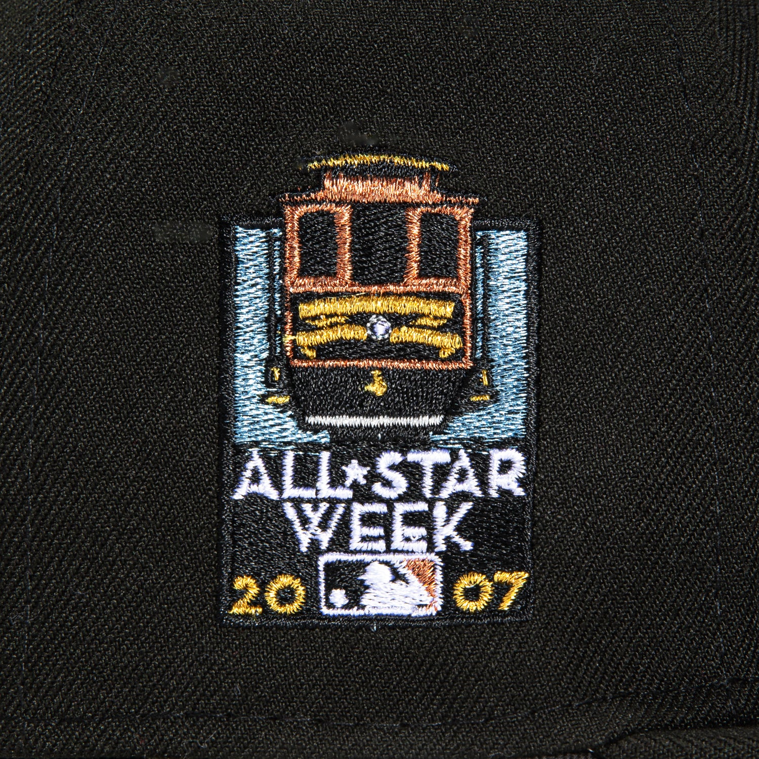 New Era 59Fifty San Francisco Giants 2007 All Star Game Patch Hat - Black, Metallic Copper