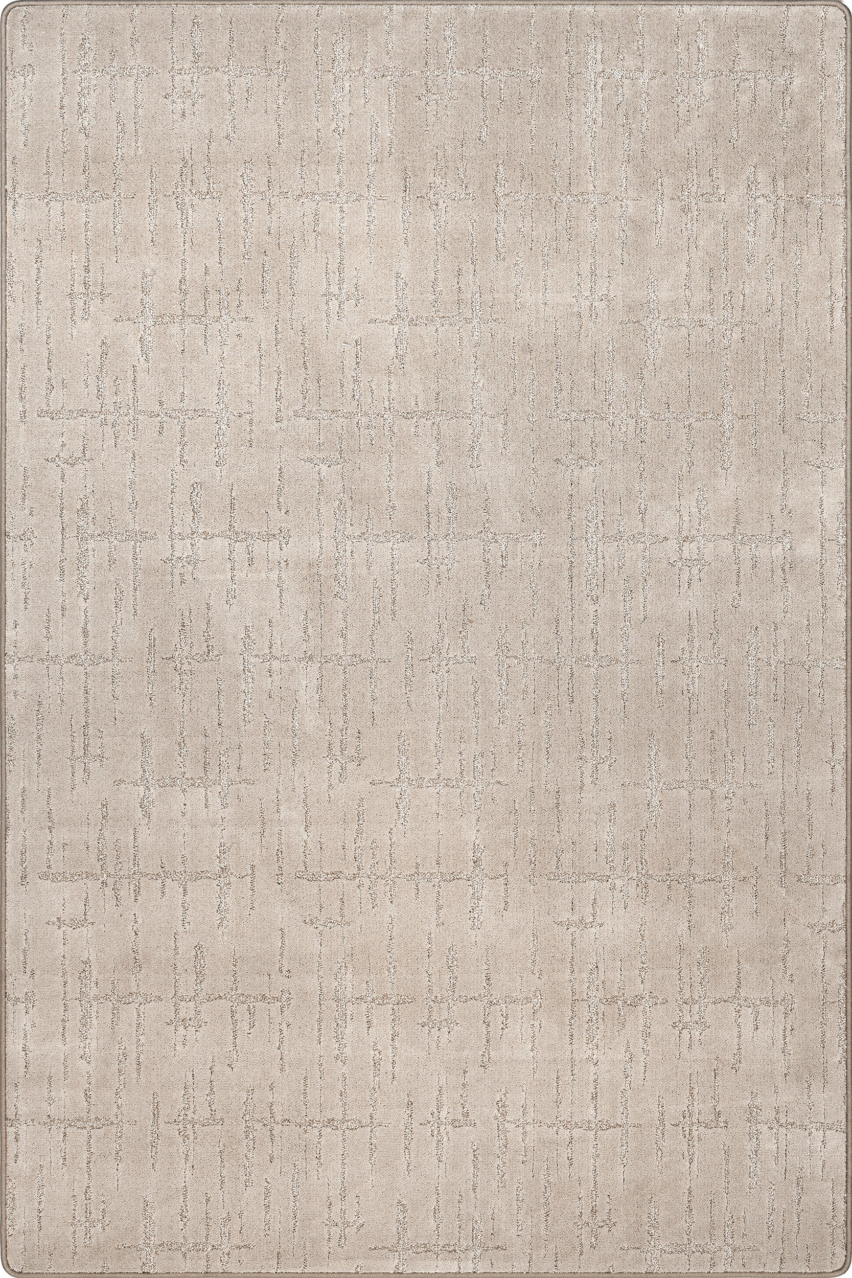 Ibis Crosshatch Custom Sample Rug | Light Brown