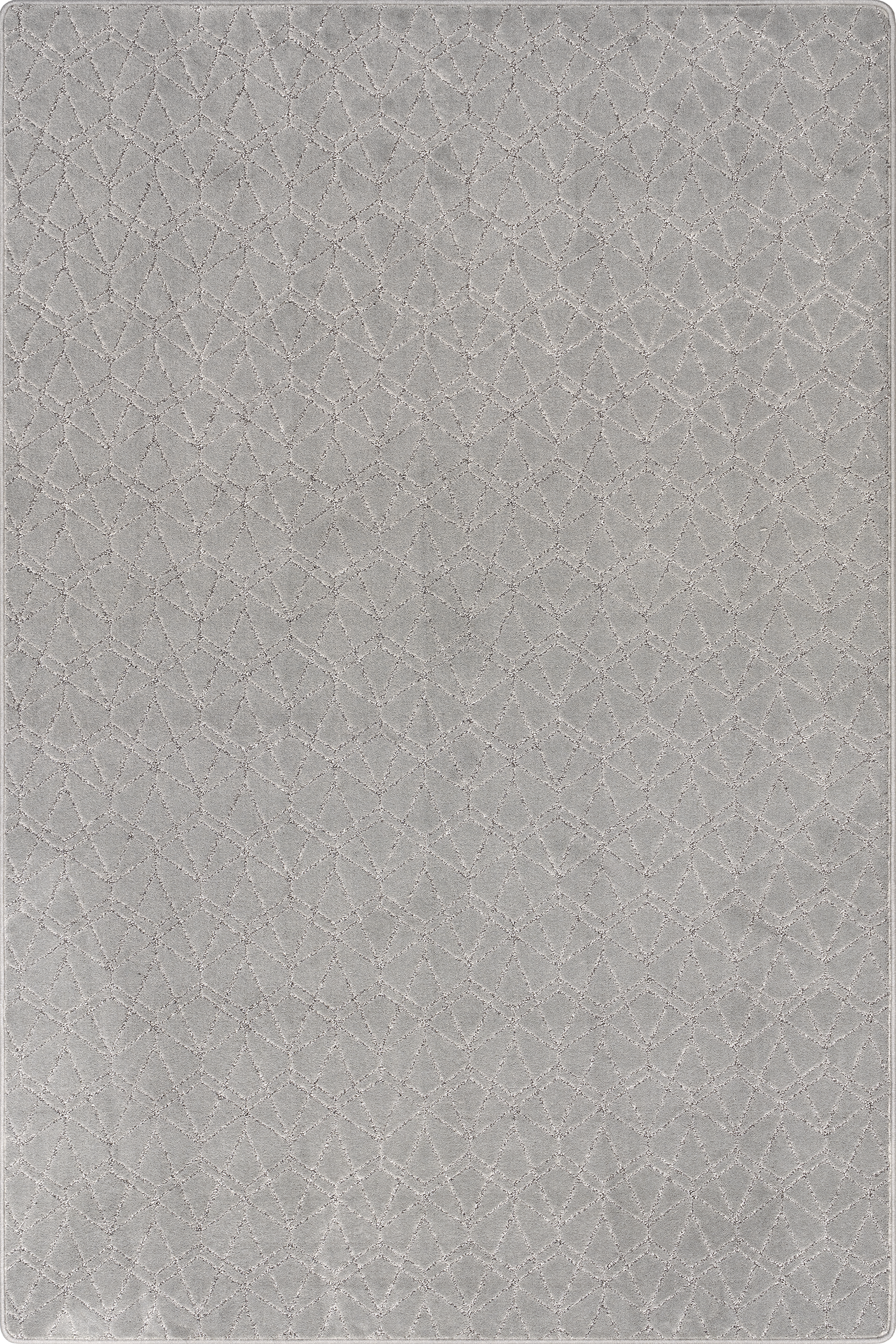 Vireo Geometric Custom Rug | Grey