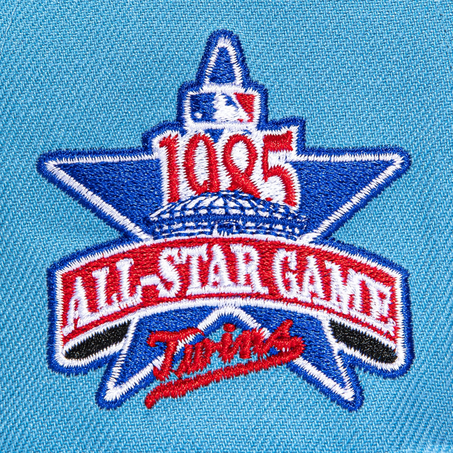 New Era 59Fifty New York Yankees 1985 All Star Game Patch Hat - Light Blue, Red