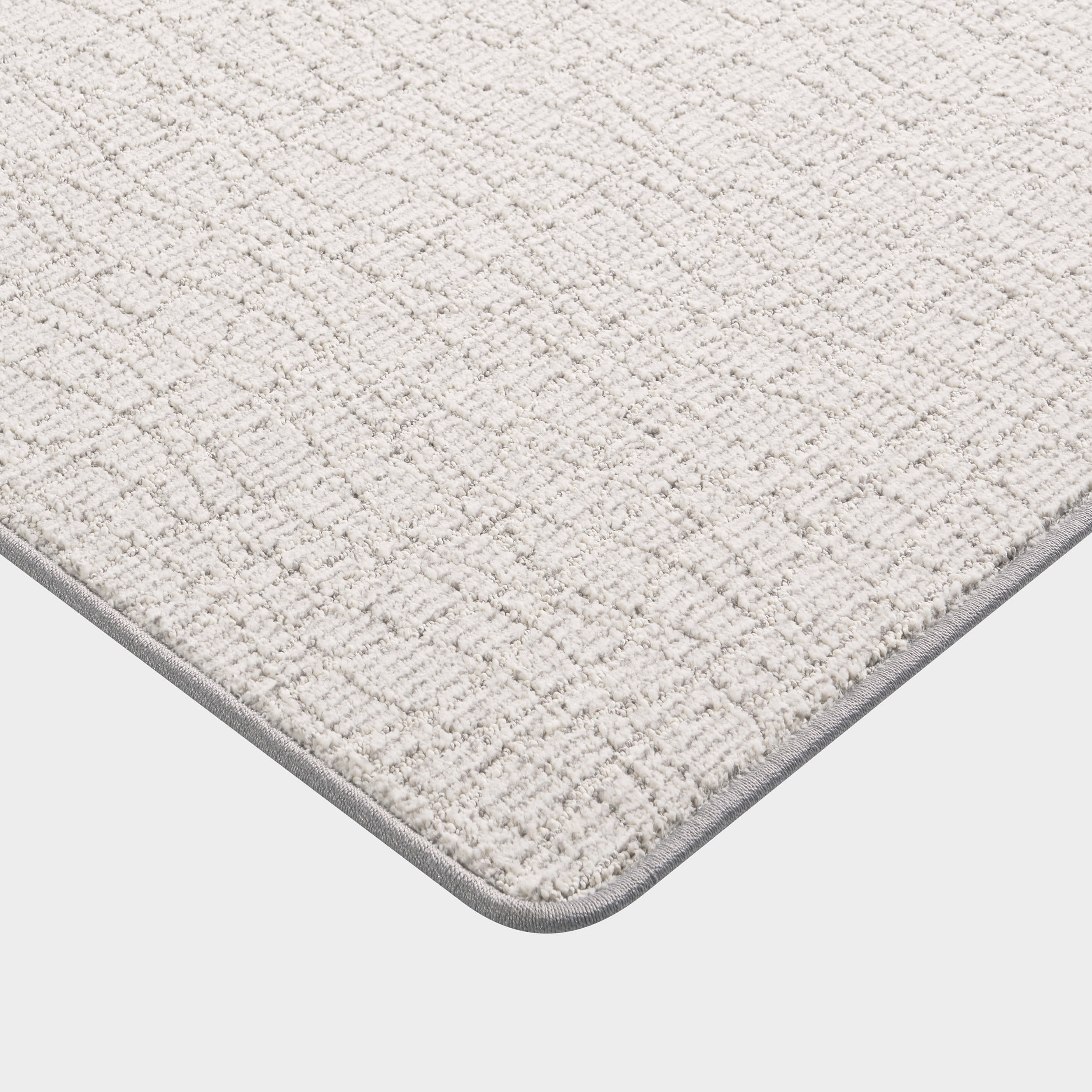 Dunlin Wavy Ridged Custom Rug | Beige Grey