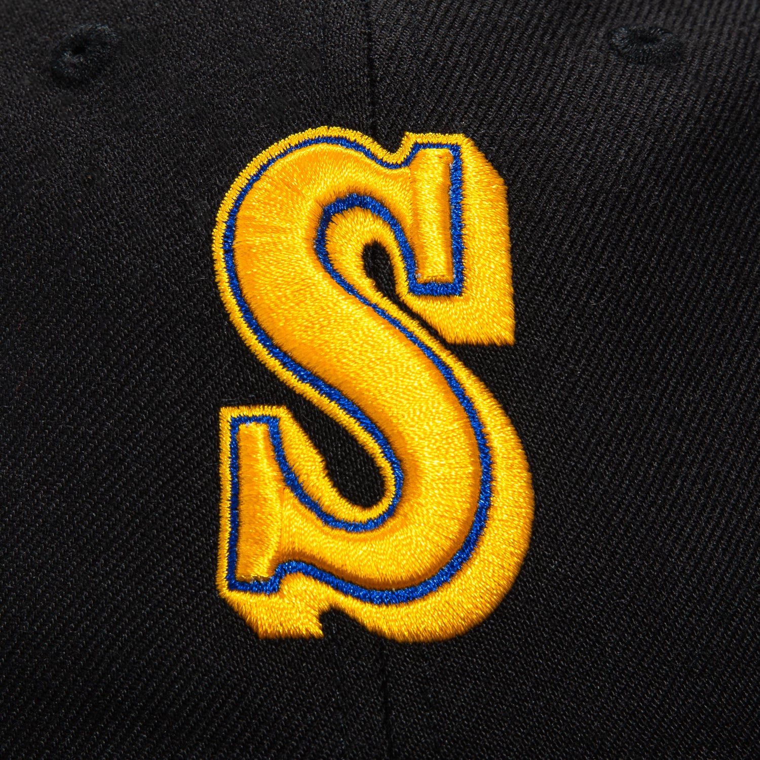 47 Brand Black Dome Sureshot Captain Seattle Mariners 30th Anniversary Patch Snapback Hat - Black