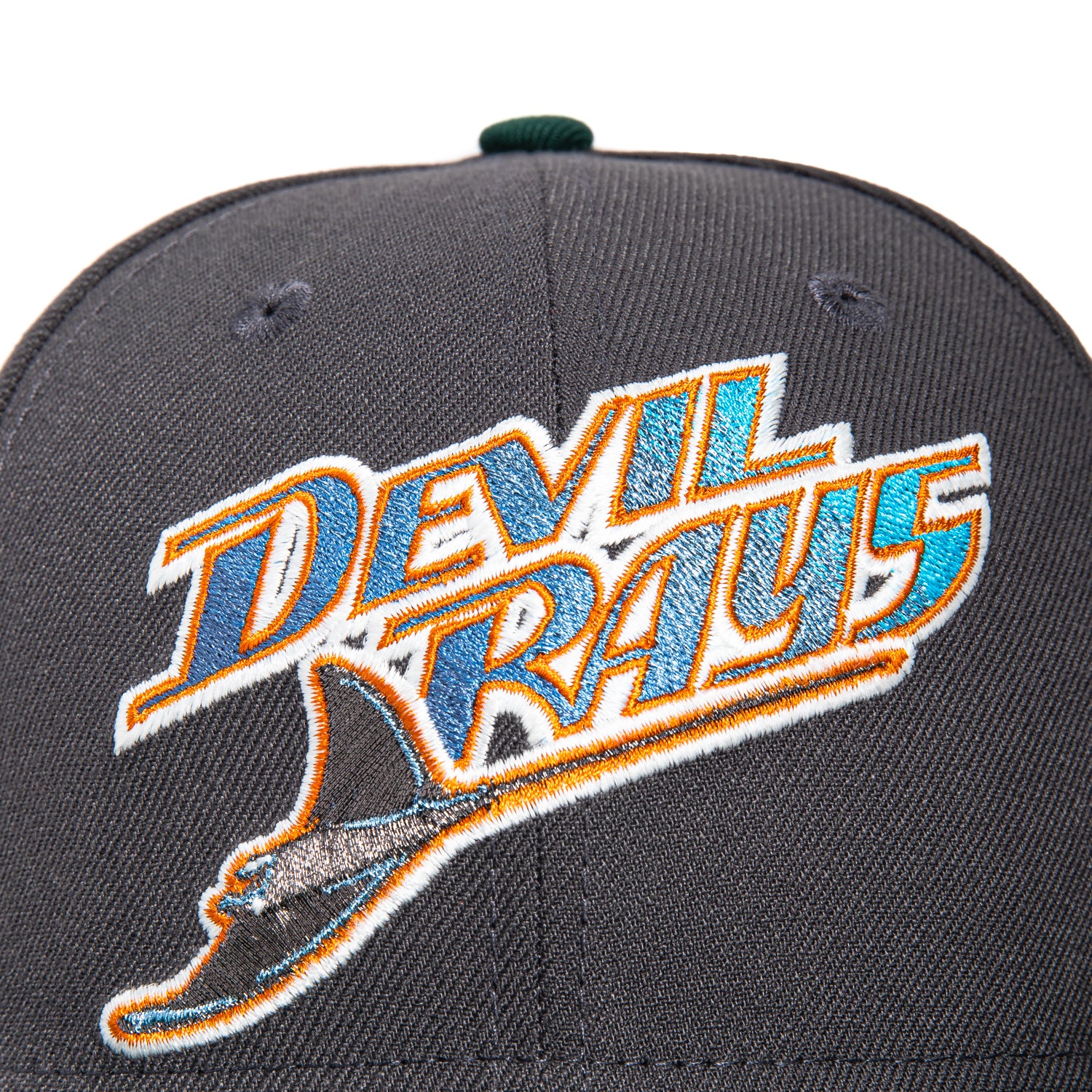 New Era 59Fifty Calle Ocho Tampa Bay Rays Tropicana Field Patch Logo Hat - Graphite, Green