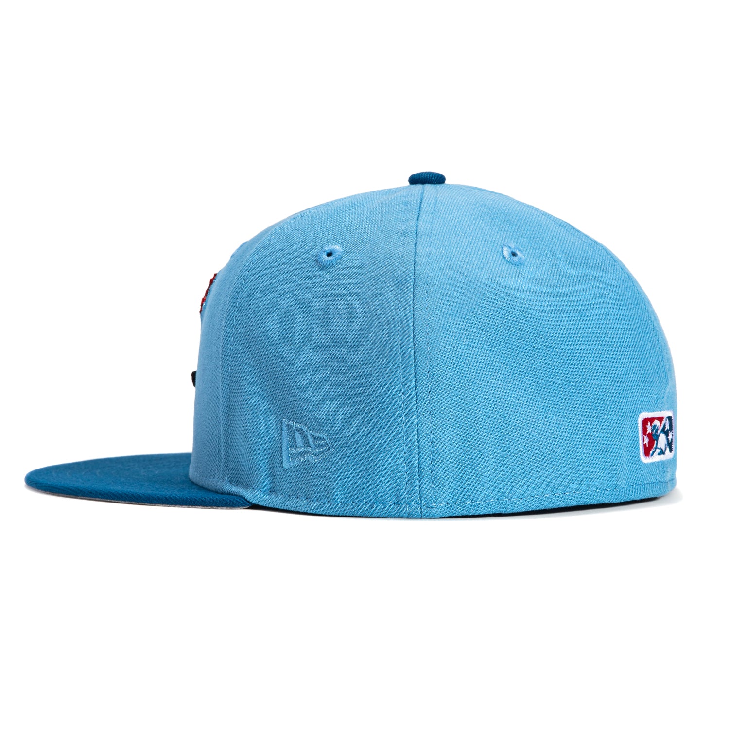 New Era 59Fifty Eugene Emeralds Exploding Whales Hat - Light Blue, Indigo