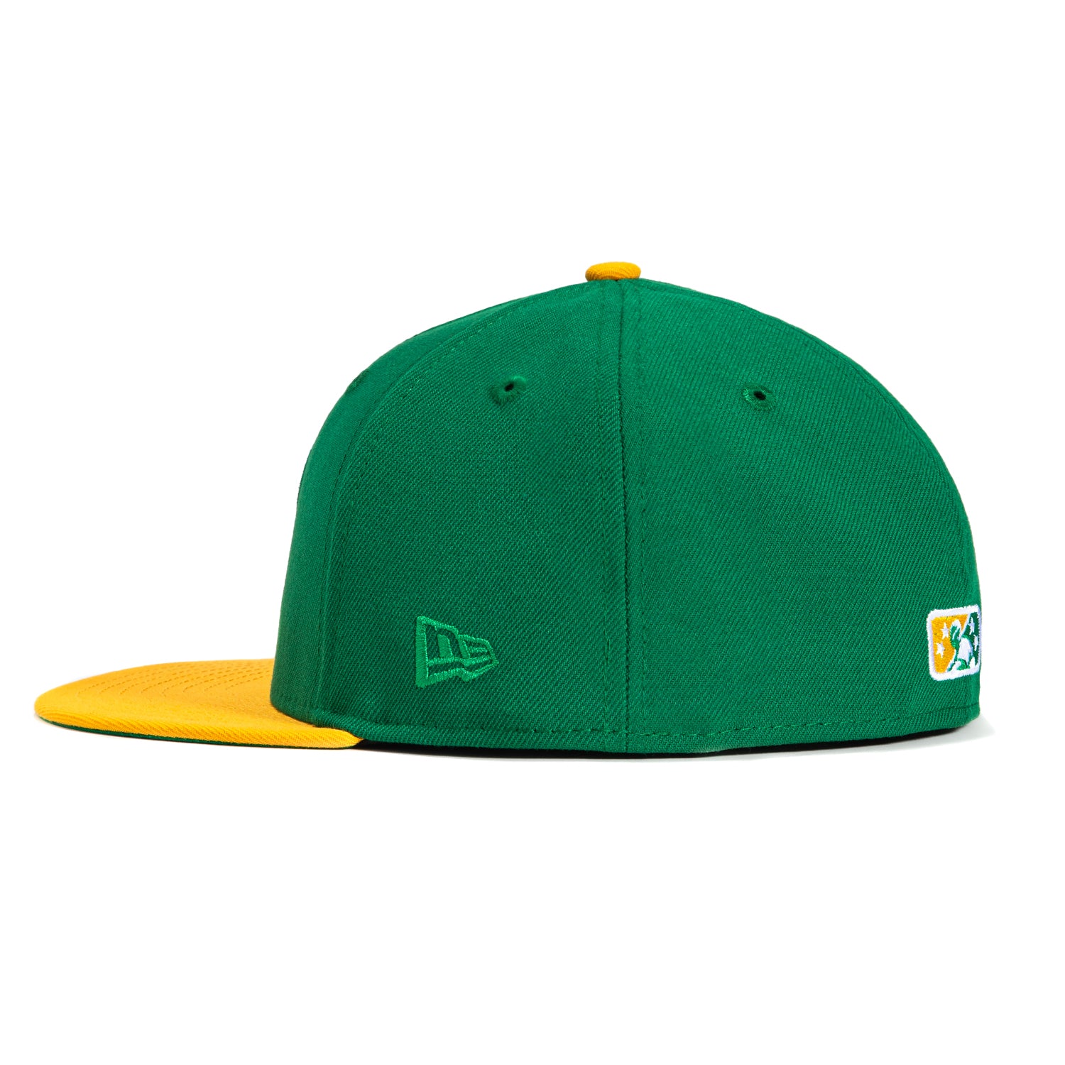 New Era 59Fifty Birmingham Athletics Hat - Kelly, Gold