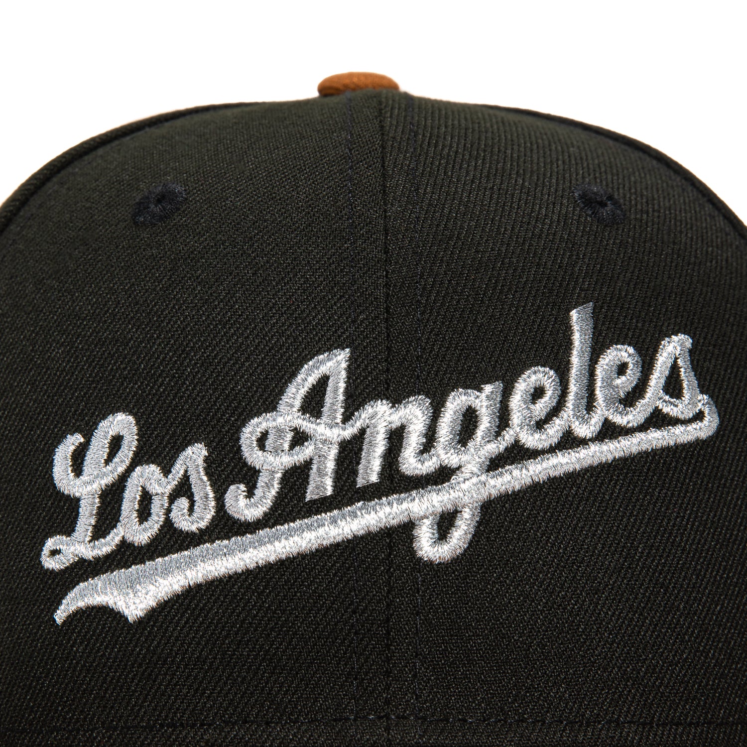 New Era 59Fifty Phoenix Lights Los Angeles Dodgers 50th Anniversary Stadium Patch Hat - Black, Khaki