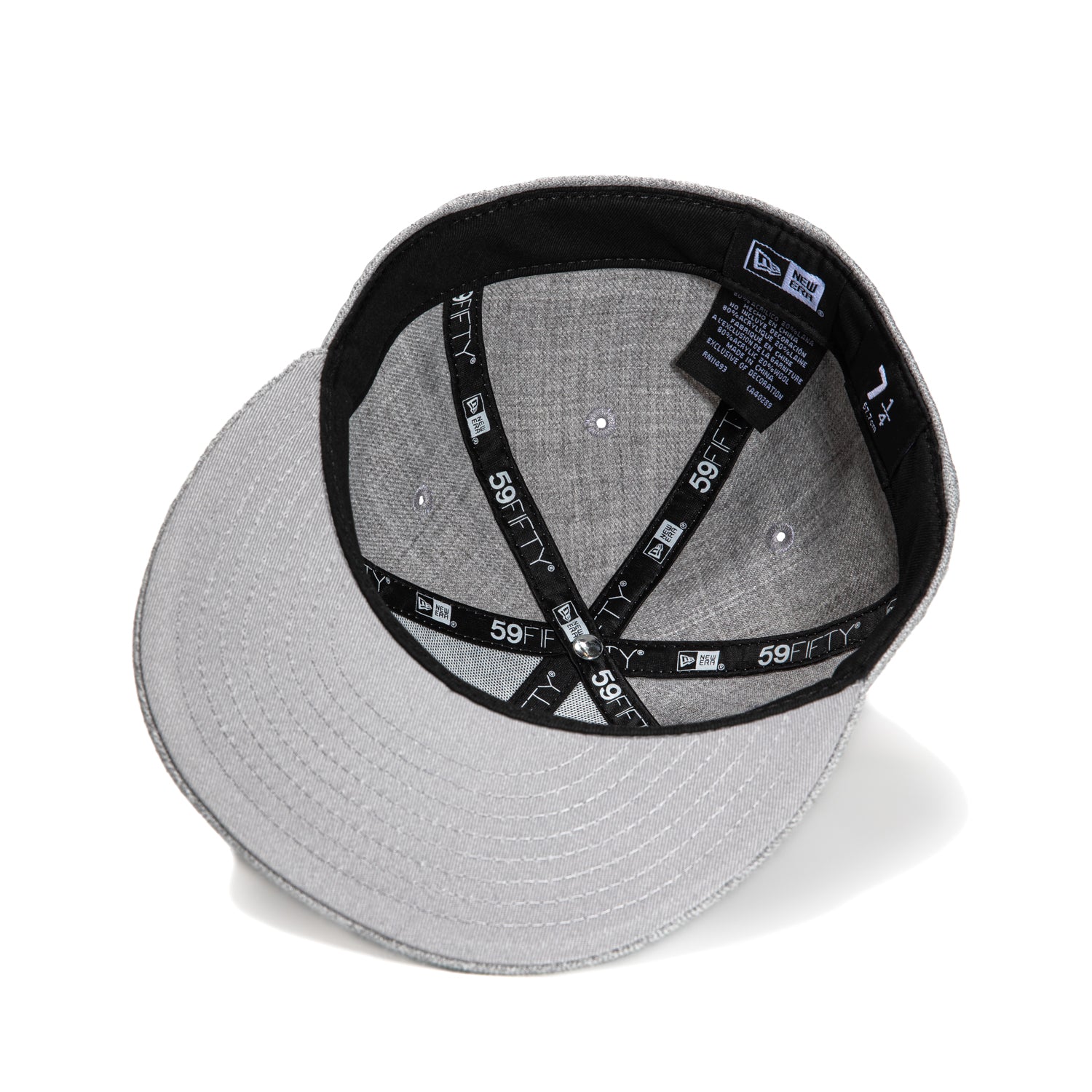 New Era 59Fifty Blank Fitted Hat - Heather Gray